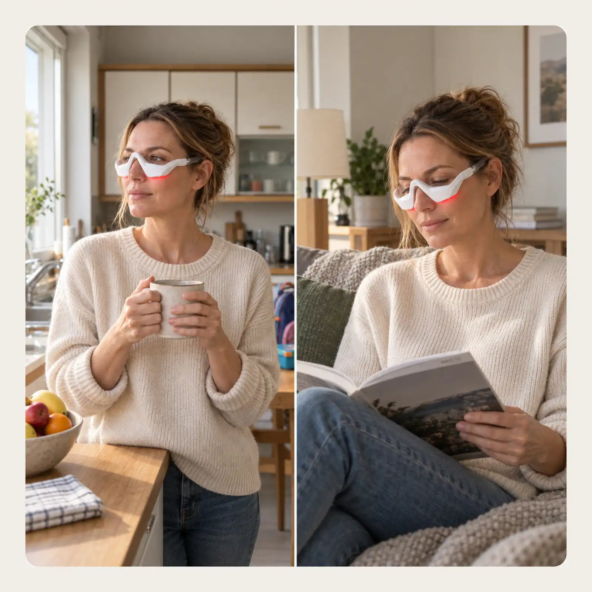 NIMALOU Lumin™ — Rotlicht & EMS Augenlifter